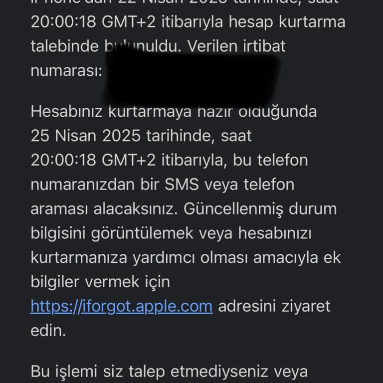 Apple Kimliğim Kilitlendi Destek Yok 3 Gün Bekletiliyorum