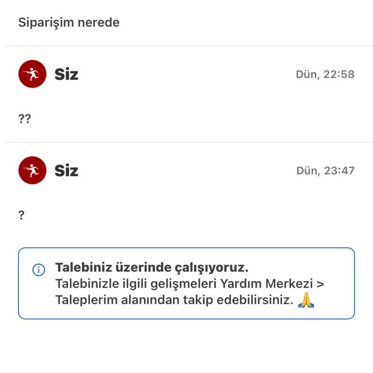 Sipariş Teslim Edilmedi, Müşteri Hizmetleri İlgisiz Davrandı