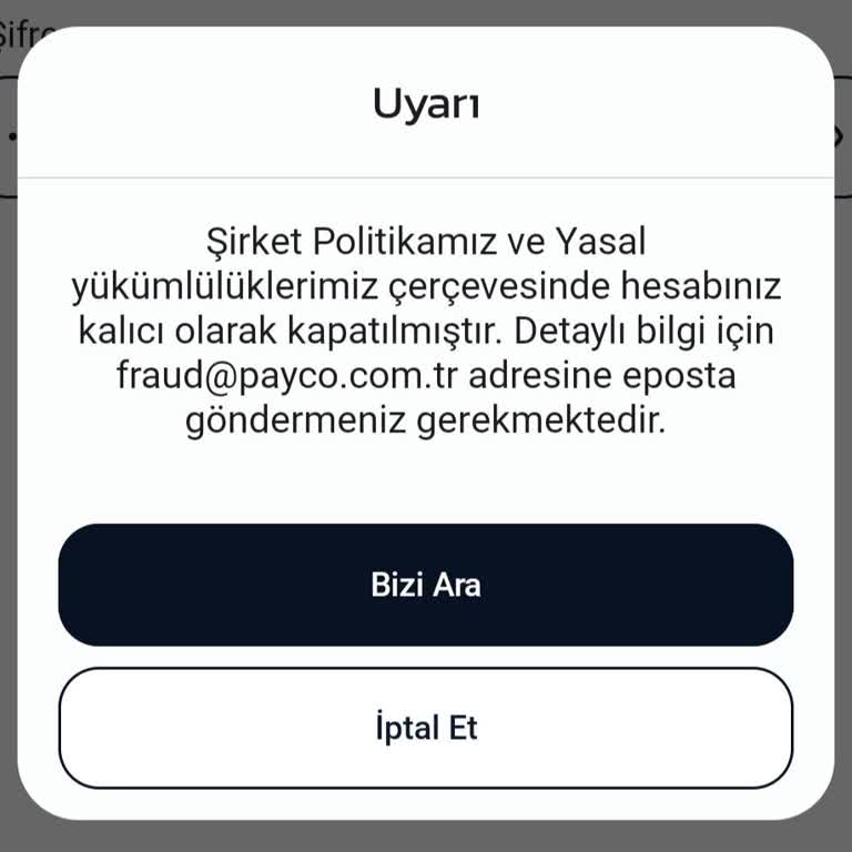 Hesabım Kalıcı Kapatıldı, Paramı Geri Alamıyorum