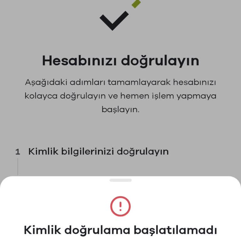 Kimlik Doğrulama Sorunu Çözülmüyor, Mağduriyet Yaşıyorum