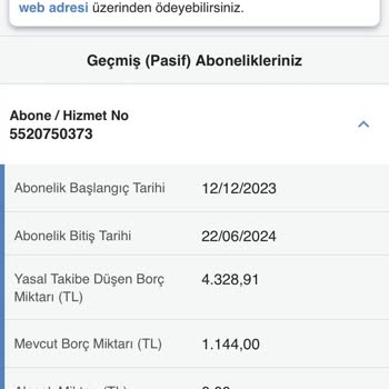 Kapatılan Hattım İçin Bilgim Dışında Fatura Ve İcra İşlemi