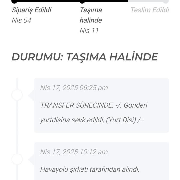 20 Gündür Teslim Edilmeyen Ürün Ve İletişimsizlik Mağduriyeti