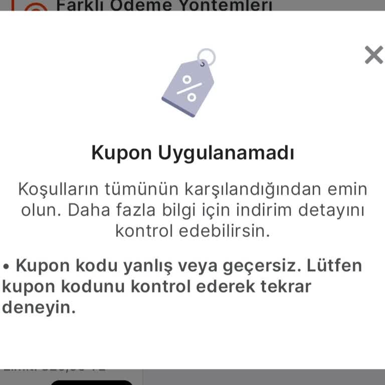 Migros Yemek 300 TL Hediye Çeki Kodunun Çalışmaması