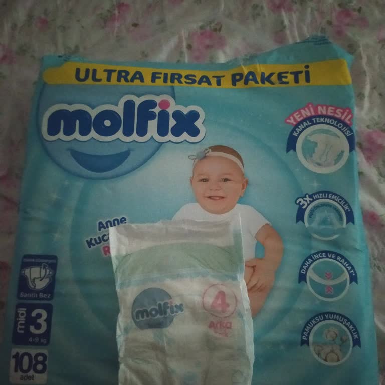 Molfix 4 Numara Bebek Bezinde Bel Lastiği Sorunu