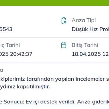 Arıza Kaydı Kapatılıyor Ama İnternet Hızım Hala Düşük
