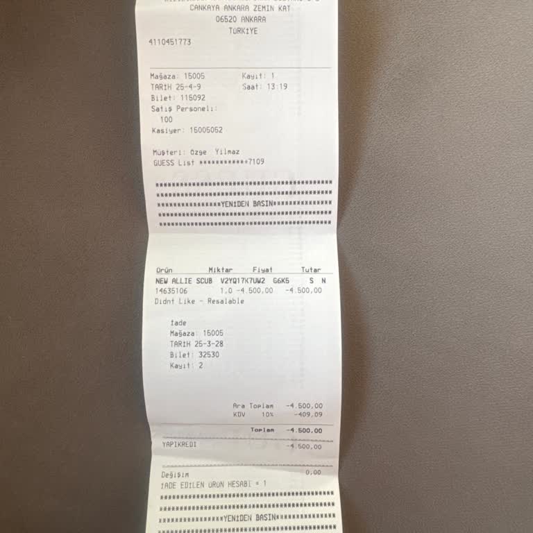İade Edilen Ürünün Ücreti 2 Haftadır Yatırılmadı Mağdurum