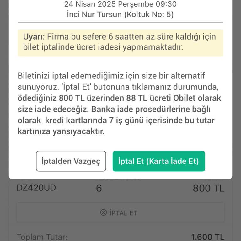 Deprem Sonrası Bilet İptali Ve Fiyat Artışı Mağduriyeti