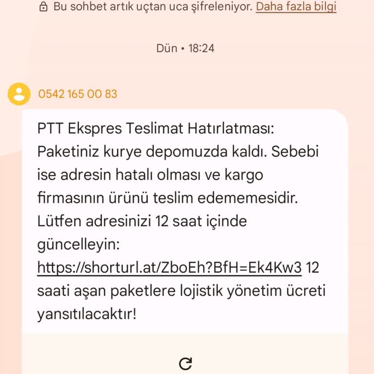 İzinsiz Kişisel Veri Kullanımıyla Yapılan Şüpheli Mesajlara Tepkim