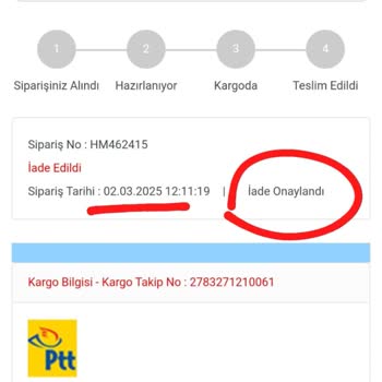 İade Edilen Ürünlerin Ücreti İade Edilmiyor, Müşteri Hizmetleri Dönüş Yapmıyor