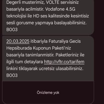 Vodafone Faturalı Pakete Geçişte Söz Verilen Kupon Tanımlanmadı