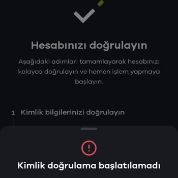 Kimlik Doğrulama Sorunu Ve Müşteri Hizmetlerine Ulaşamama