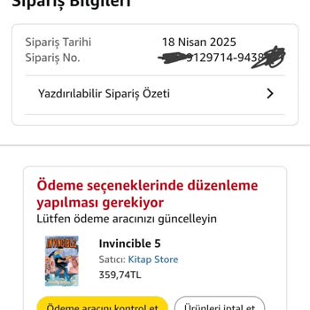 Sipariş Gecikmesi Ve Baskı Hatası Nedeniyle Mağduriyet Yaşadım