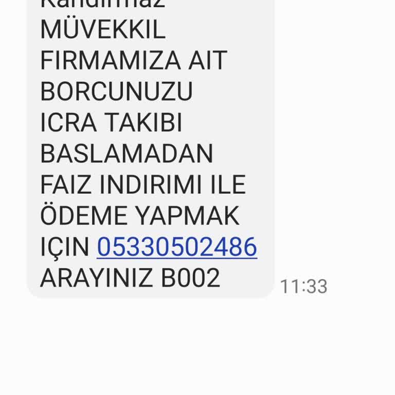 Sahte Borç Mesajı Ve Tehditkâr Arama İle Mağduriyet