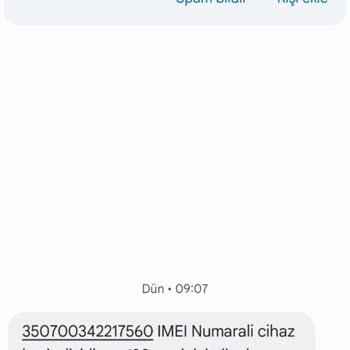 Servis Sonrası IMEI Değişikliği Ve Arıza Devam Ediyor, Mağduriyet Yaşıyorum