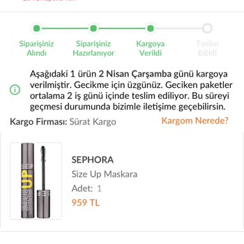 Siparişim Teslim Edilmedi, Para İadesi Talep Ediyorum