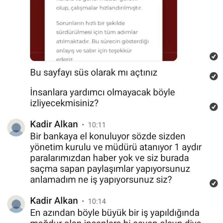 TMSF'den Çözüm Beklentisinin Karşılanmaması