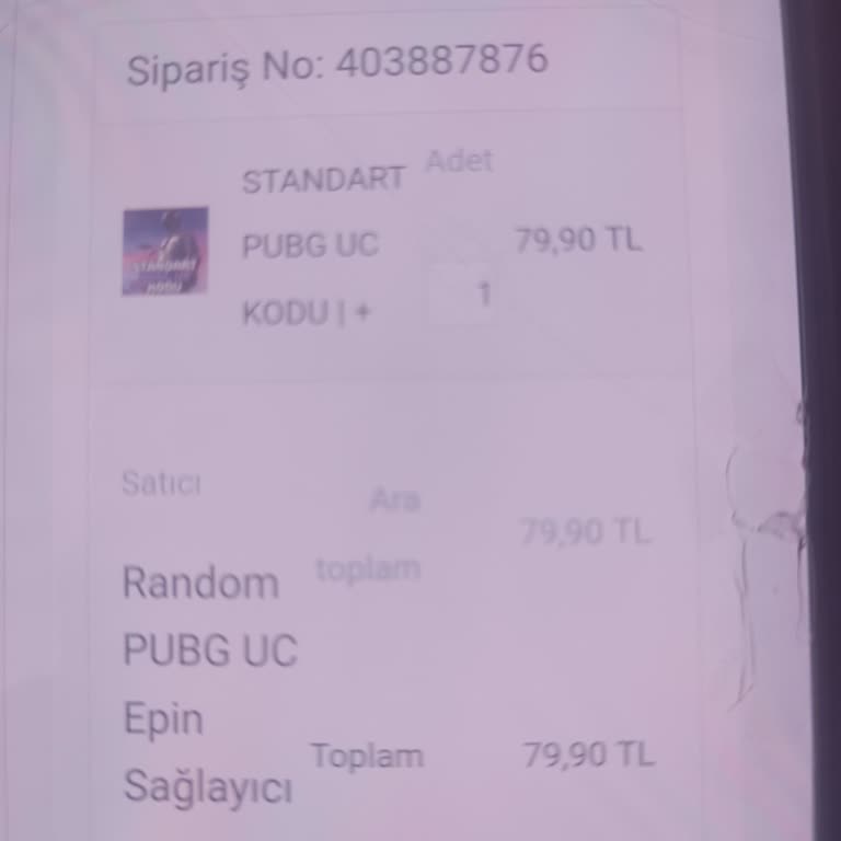 Satın Alınan Ürünün Kodu Teslim Edilmedi, İade Talebim Var