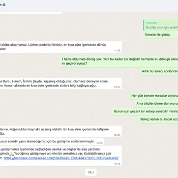 Kurulumdan Sonra Eksik Ve Hatalı Parçalar, Yetersiz Destek