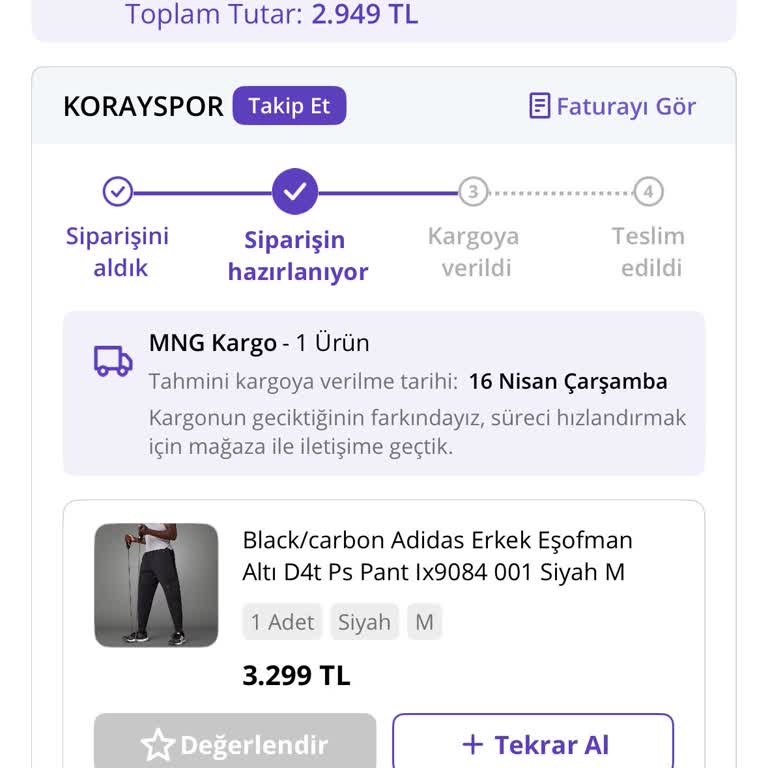 Siparişim 3 Haftadır Hazırlanamıyor, Mağdur Ediliyorum