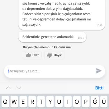 Satıcının Kaba Üslubu Ve Kargo Bilgilendirme Sorunu