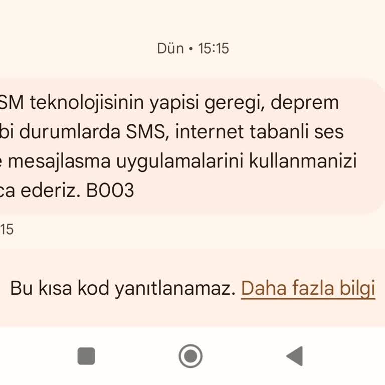Deprem Anında Vodafone Hizmetinin Tamamen Kesilmesi Mağduriyet Yarattı