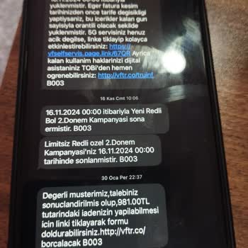 Vodafone İade Sürecinde Yaşanan Sorun Ve Muhatap Bulamama