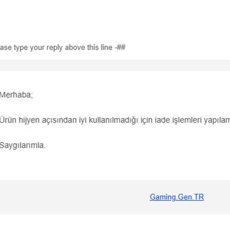 Klavye İadesi Hijyen Gerekçesiyle Reddedildi