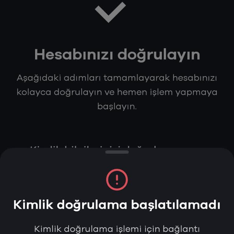 Paribu Kimlik Doğrulama Hatası Mağduriyeti