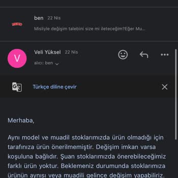 Garanti Kapsamında Alt Model Ürünle Değişim Teklifi Ve Mağduriyet