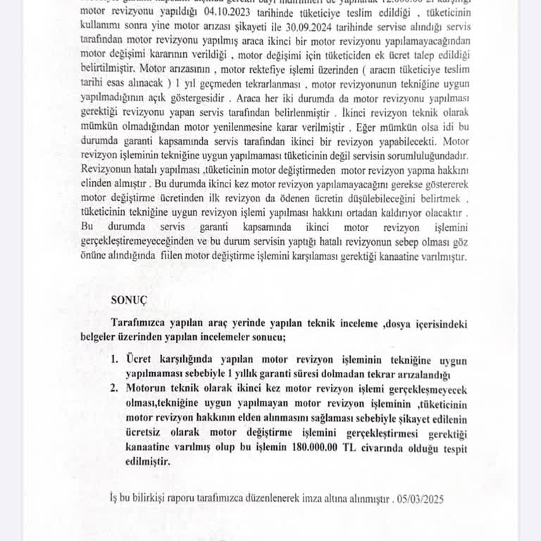 Peugeot Aracımın İki Kez Motor Arızası Ve Garanti Mağduriyeti