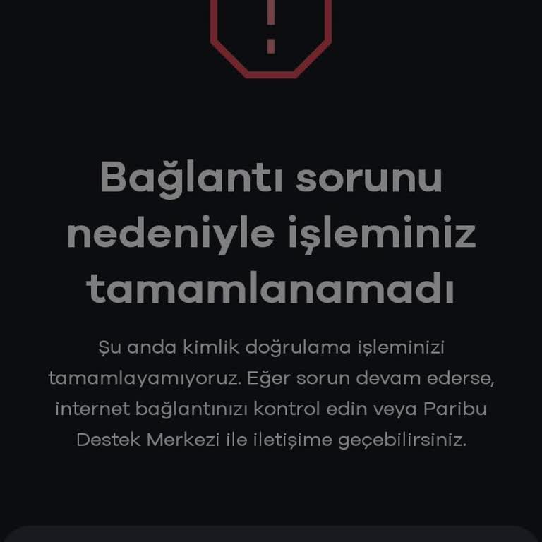 Paribu Kimlik Güncelleme Sisteminde Sürekli Hata Yaşıyorum