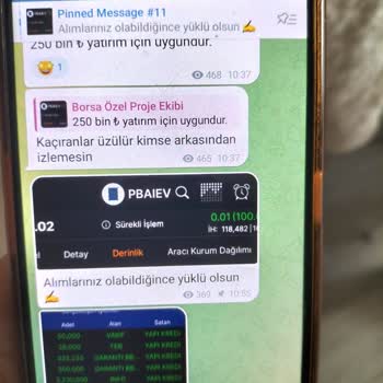 Telegram'da Varant Tavsiyesiyle Maddi Kayıp Yaşadım
