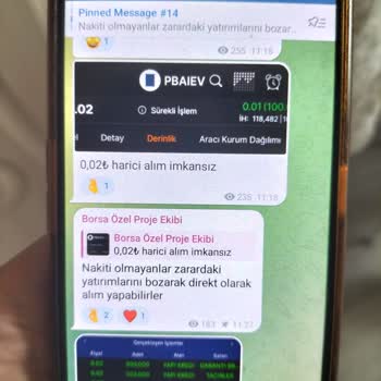 Telegram'da Varant Tavsiyesiyle Maddi Kayıp Yaşadım
