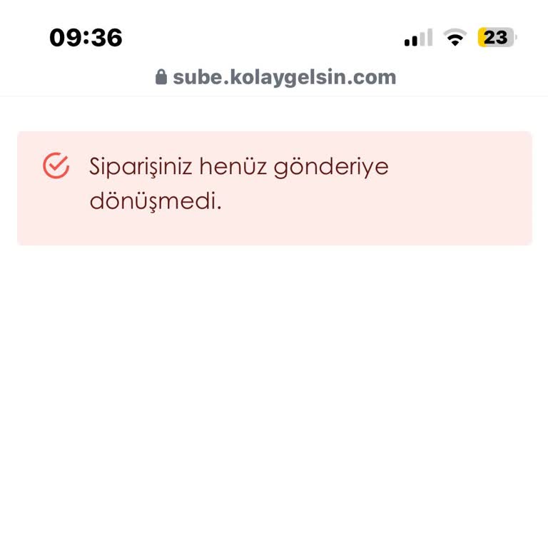 İptal Edilemeyen Sipariş Ve Ücret İadesi Sorunu