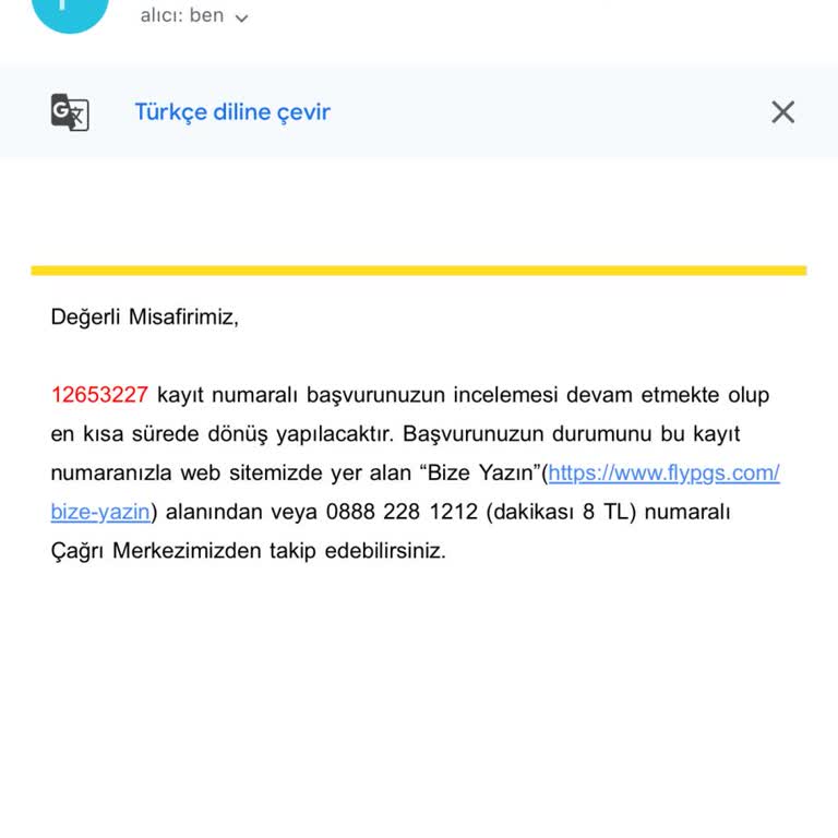 Pegasus Havayolları'nda Kimlik Bilgisi Hatası Nedeniyle Fazladan Ücret Alınması