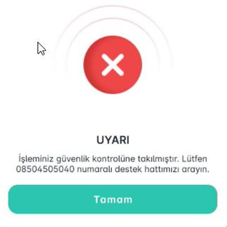 Güvenlik Kontrolü Sonrası Hesabımda Kalan Bakiye İçin Çözüm Bekliyorum