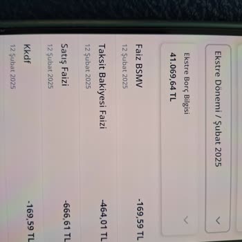 Kredi Kartımdan Haksız Faiz Ve Aidat Kesintilerinin İadesini Talep Ediyorum