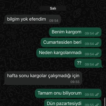 Siparişimin Kargolanmaması Ve İlgisiz Müşteri Hizmeti