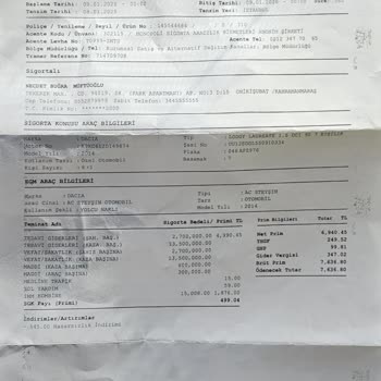 Ödenen Sigorta Ücretine Rağmen İcra Şoku