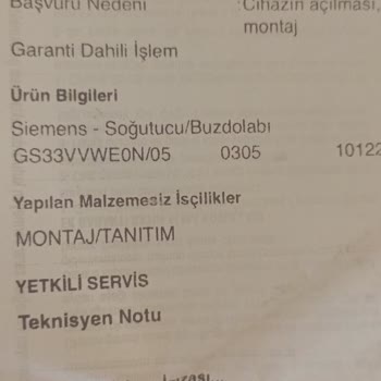 Siemens Derin Dondurucuda Aşırı Buzlanma Ve Kullanım Sorunu