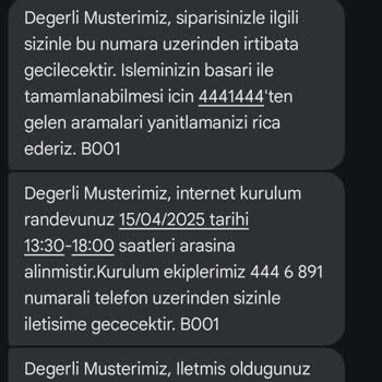 Türk Telekom İnternet Başvurumuzda Gecikme Ve İlgisizlik
