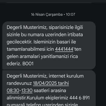 Türk Telekom İnternet Başvurumuzda Gecikme Ve İlgisizlik