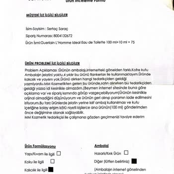 Orijinal Olmayan Parfüm Ve İlgisiz Satıcı Deneyimi