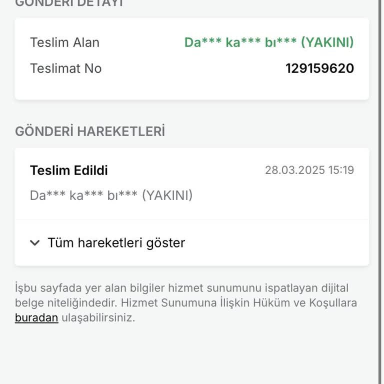 Kargom Kayıp, Teslimat Ve Ücret İadesi Yapılmıyor