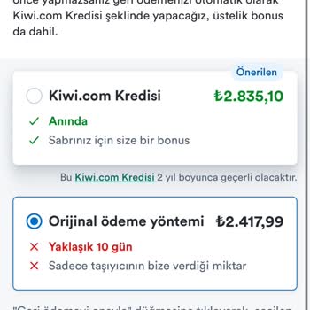 Kiwi.com'dan Eksik Ve Şeffaf Olmayan İade Süreci