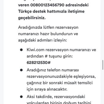 Kiwi.com'dan Eksik Ve Şeffaf Olmayan İade Süreci