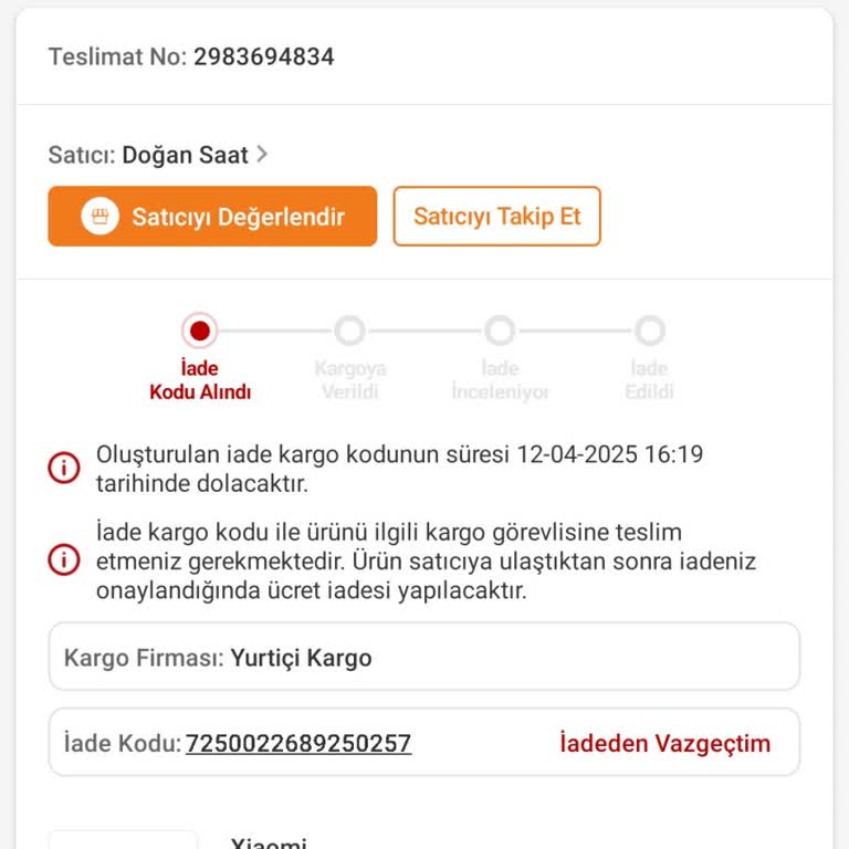 IMEI Kopyalama Mağduriyeti Sonrası Trendyol'dan Çözüm Bekliyorum