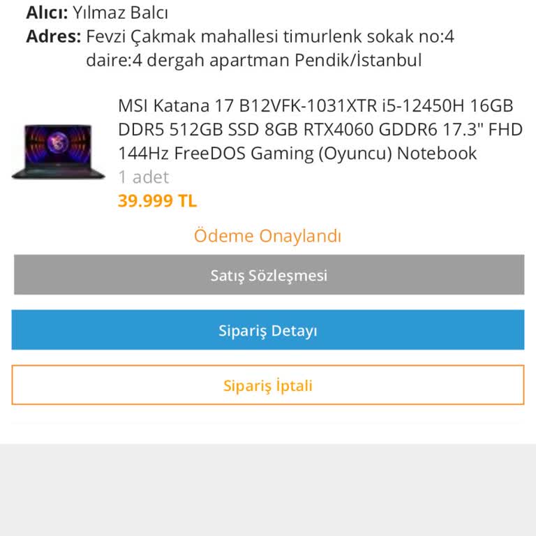 Siparişim Kargolanmadı, Sorunum Çözülmüyor