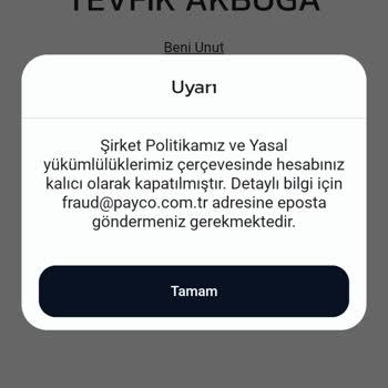 Hesabımdan İzinsiz Para Çekildi, Hesabım Kapatıldı