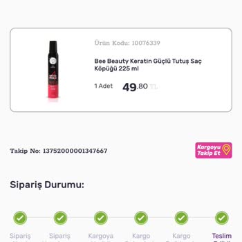 Gratis'ten Alınan Saç Köpüklerinde Yarıda Kullanım Sorunu Ve Ürün İsrafı